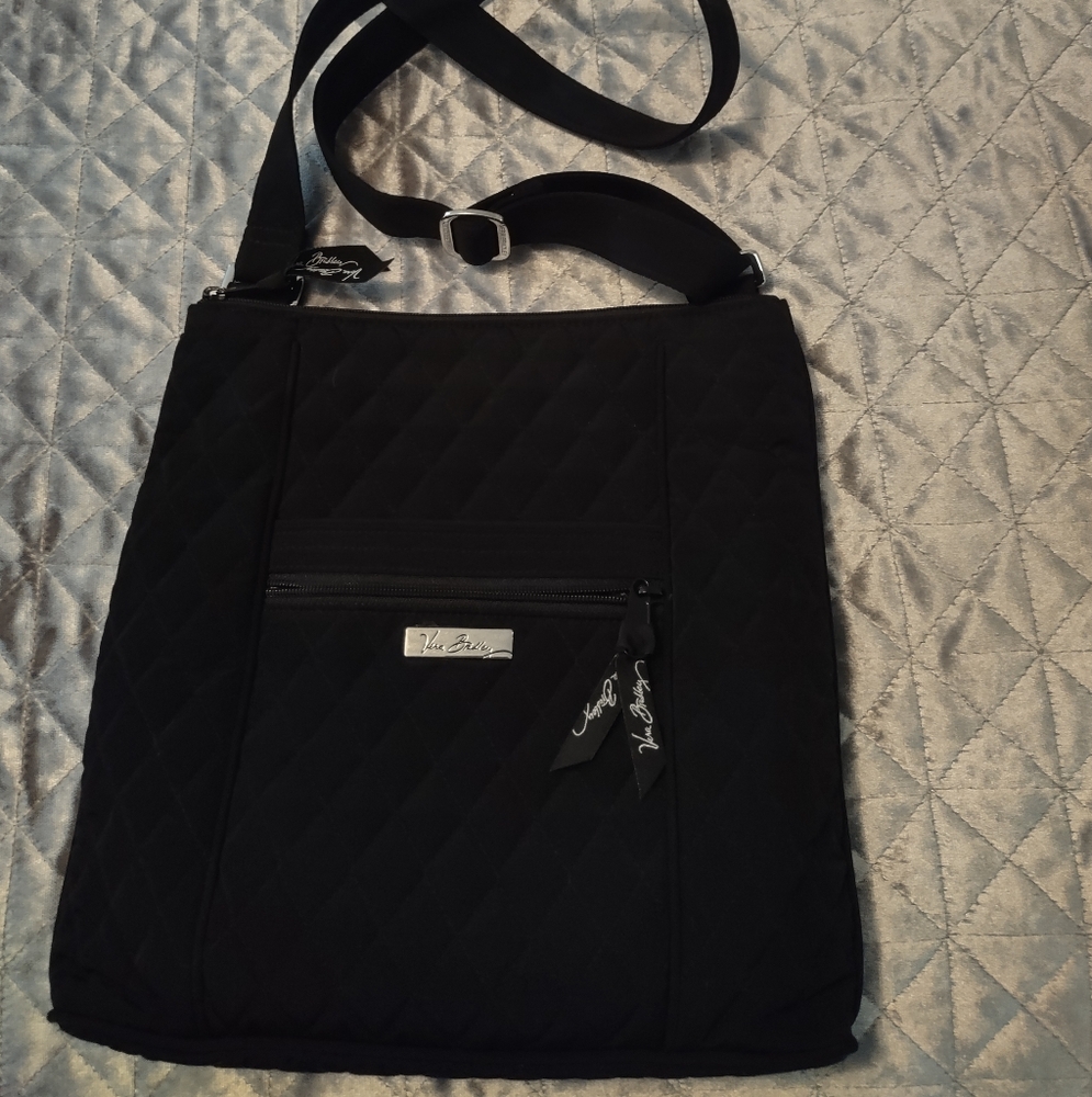 Vera Bradley Black Quilted Crossbody Bag